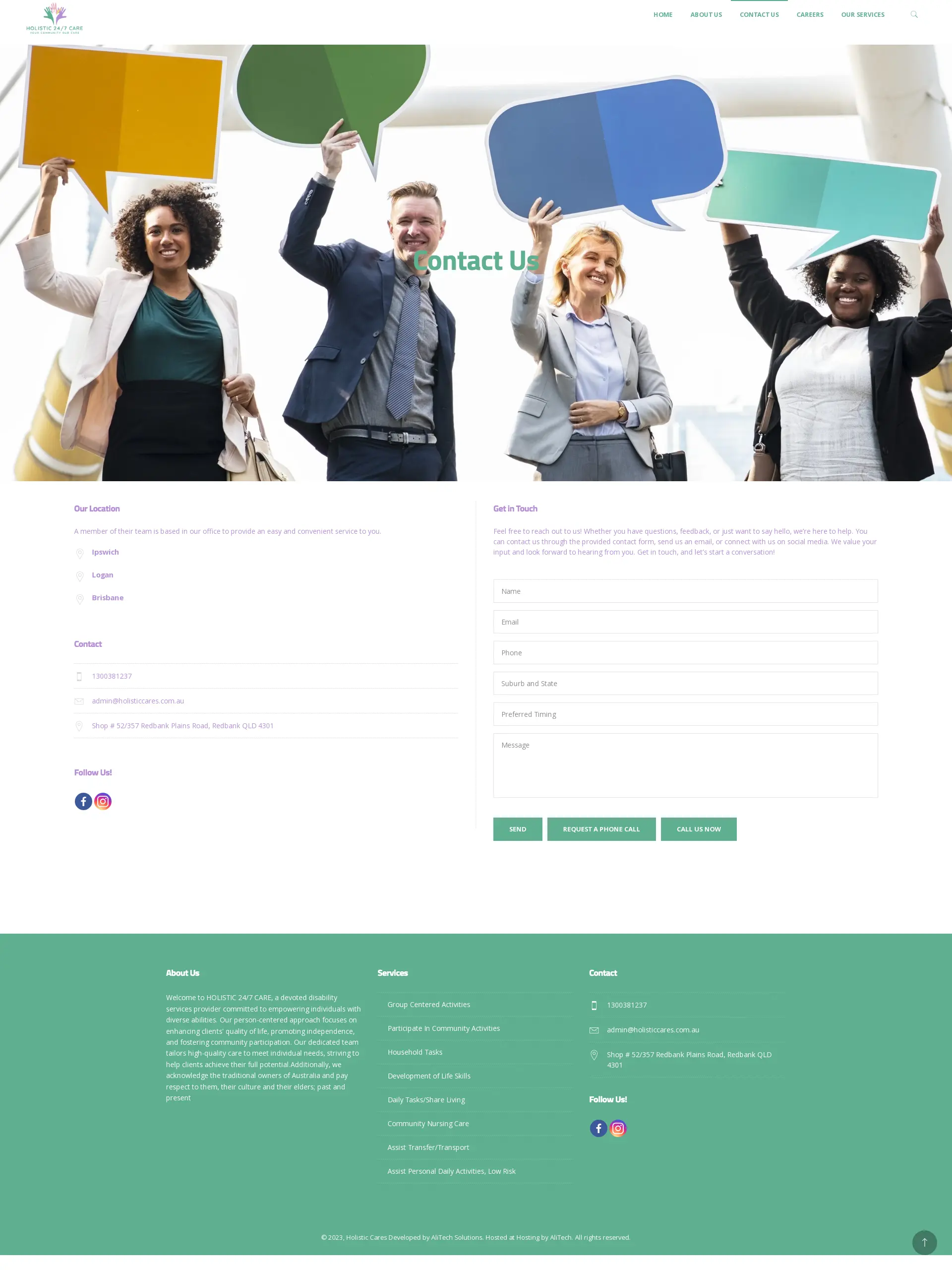 Holisticcares.com.au Health & Wellness Website (WordPress) 3 Holisticcares 3