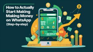 How to Actually Start Making Money on WhatsApp Step by Step make thumnail