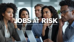 Jobs at Risk with text