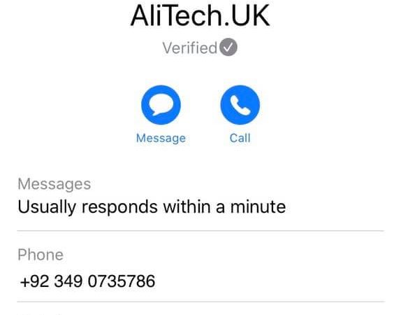 AliTech – Verified with Apple