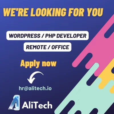 Now hiring WordPress PHP Developer (Remote / Office) – 2022