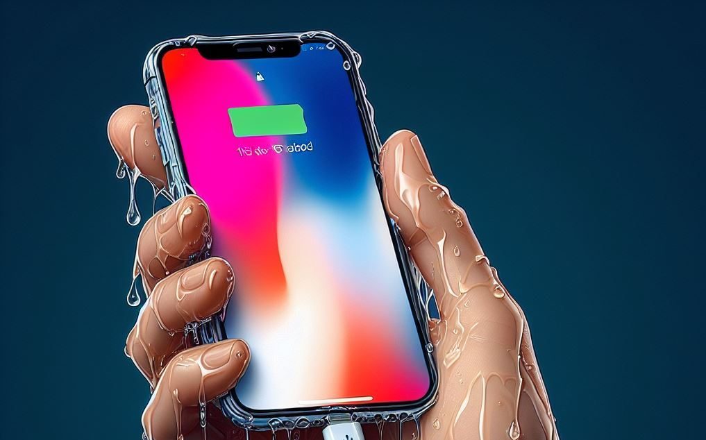 Wet iPhone