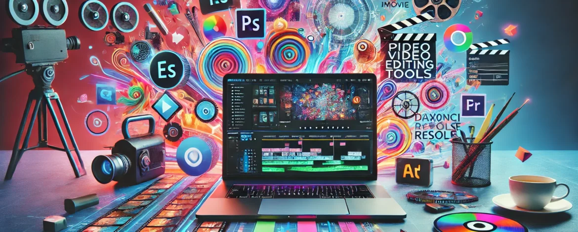 DALL·E 2024-10-04 20.43.05 - A visually striking feature image for a blog post titled 'Top 10 Powerful Video Editing Tools for Beginners in 2024'. The image should include a colla DALL·E 2024-10-04 20.43.05 - A visually striking feature image for a blog post titled 'Top 10 Powerful Video Editing Tools for Beginners in 2024'. The image should include a colla