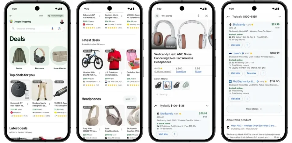 New Google Shopping Features Enhanced with AI & More Shopping Tools