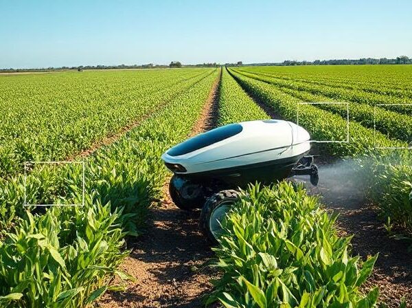 AI‑powered smart farming robot