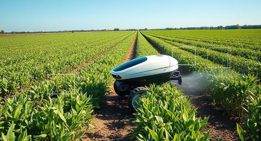 AI‑powered smart farming robot