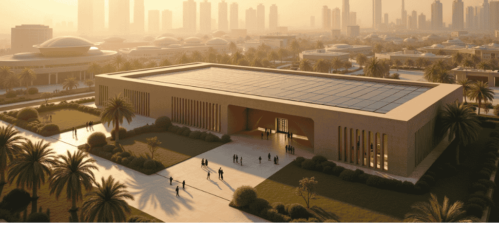 Disclaimer: This post is intended solely for informational purposes. It does not represent the personal views, opinions, or political stance of the publisher. All images used in this article are AI-generated and included only for illustrative and reference purposes. Abu Dhabi builds world’s first net-zero energy mosque using solar panels and mud